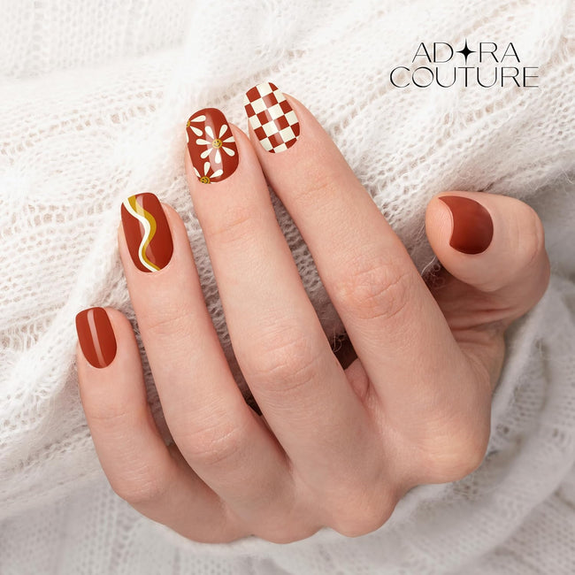 Retro Rust Semi-Cured Gel Nail Set