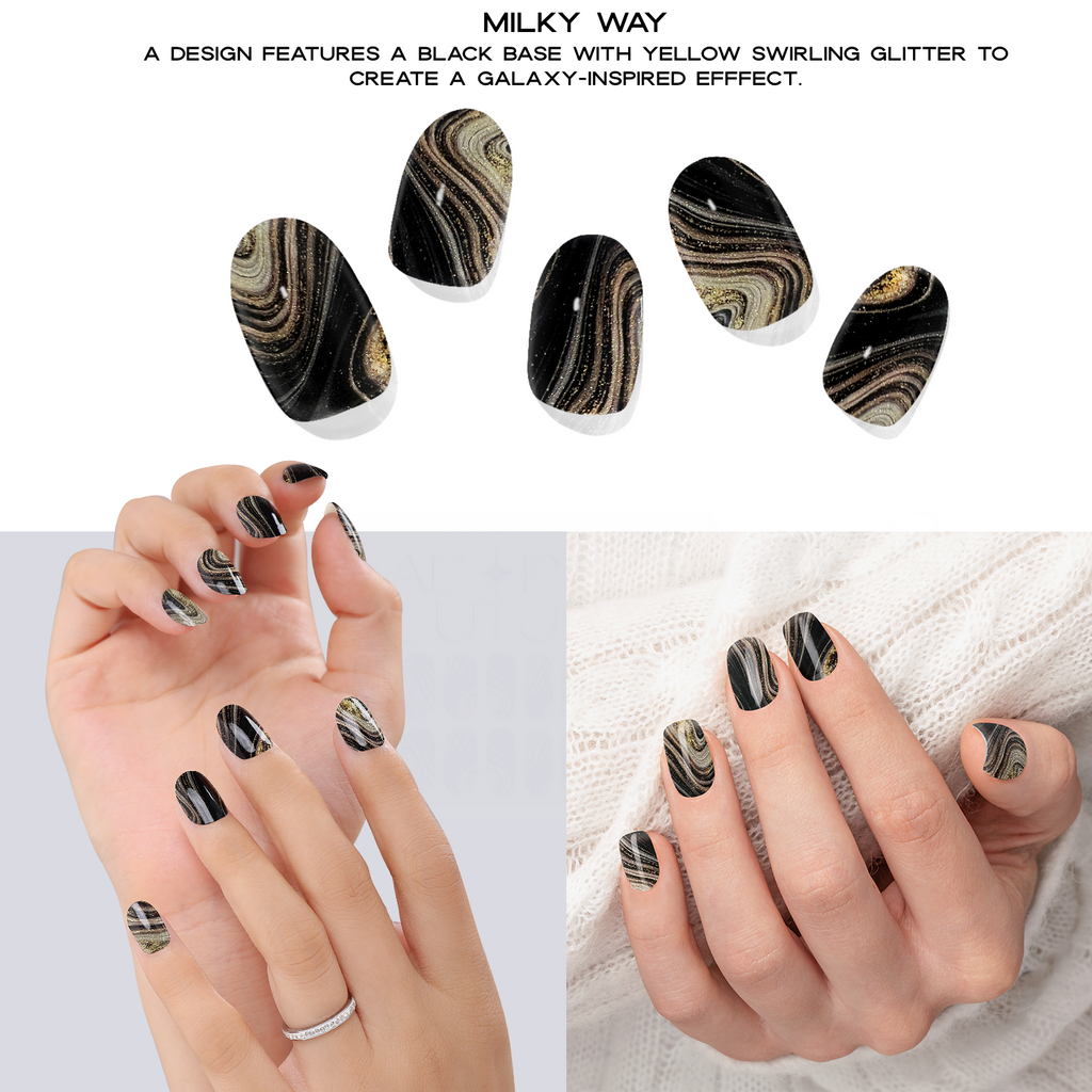 Milky Way Semi-Cured Gel Nail Set