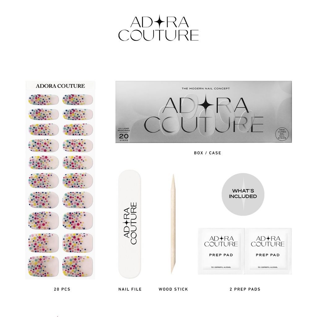 Sprinkles Semi-Cured Gel Nail Set