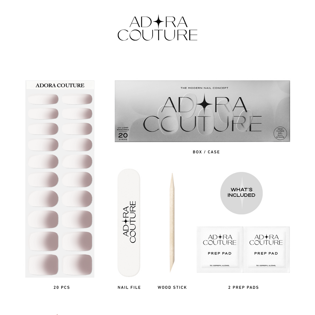 Cocoa Semi-Cured Gel Nail Set