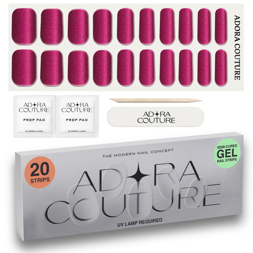 Brilliant Berry Semi-Cured Gel Nail Set