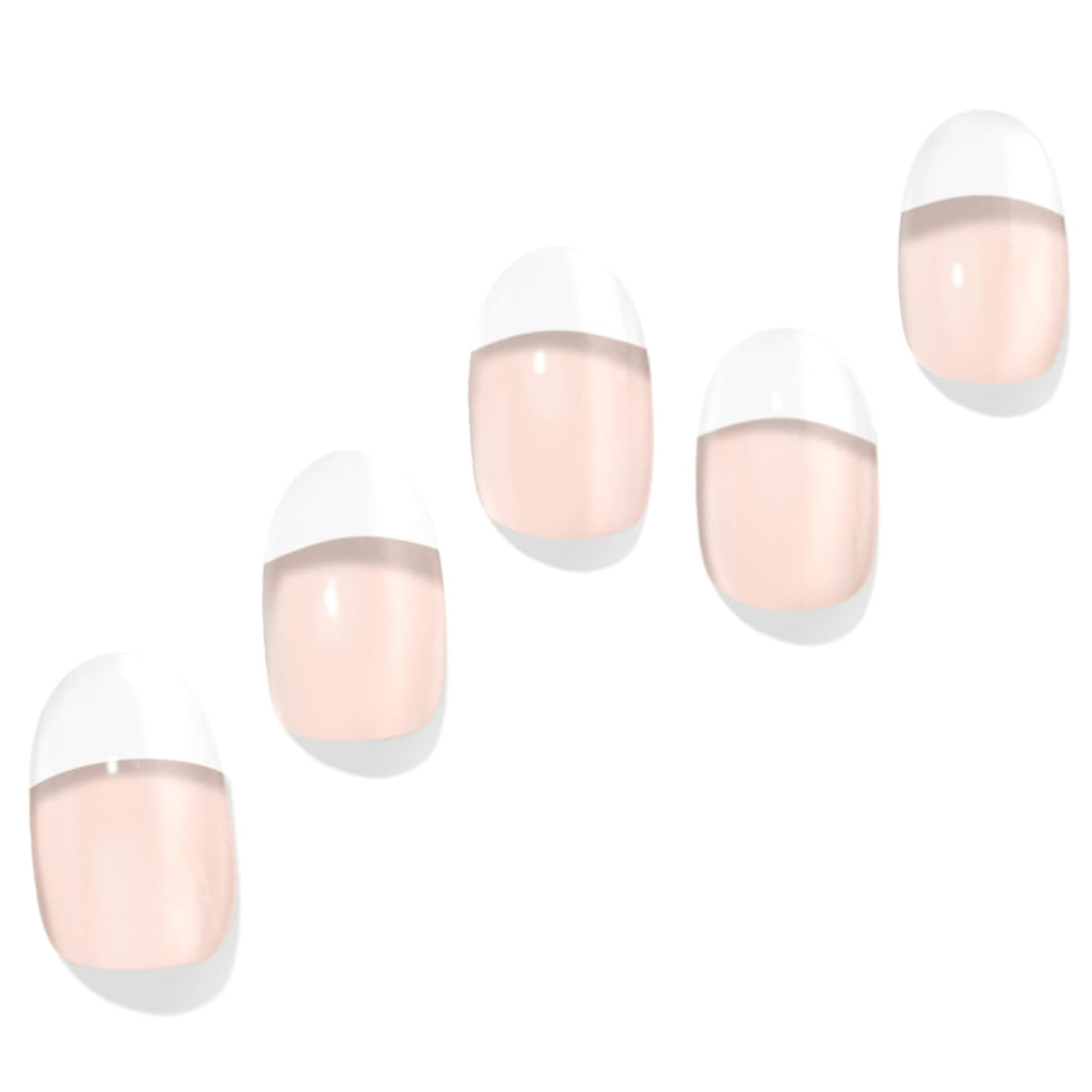 Classic French Semi-Cured Gel Nail Set