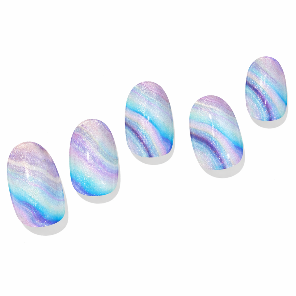 Celestial Seas Semi-Cured Gel Nail Set