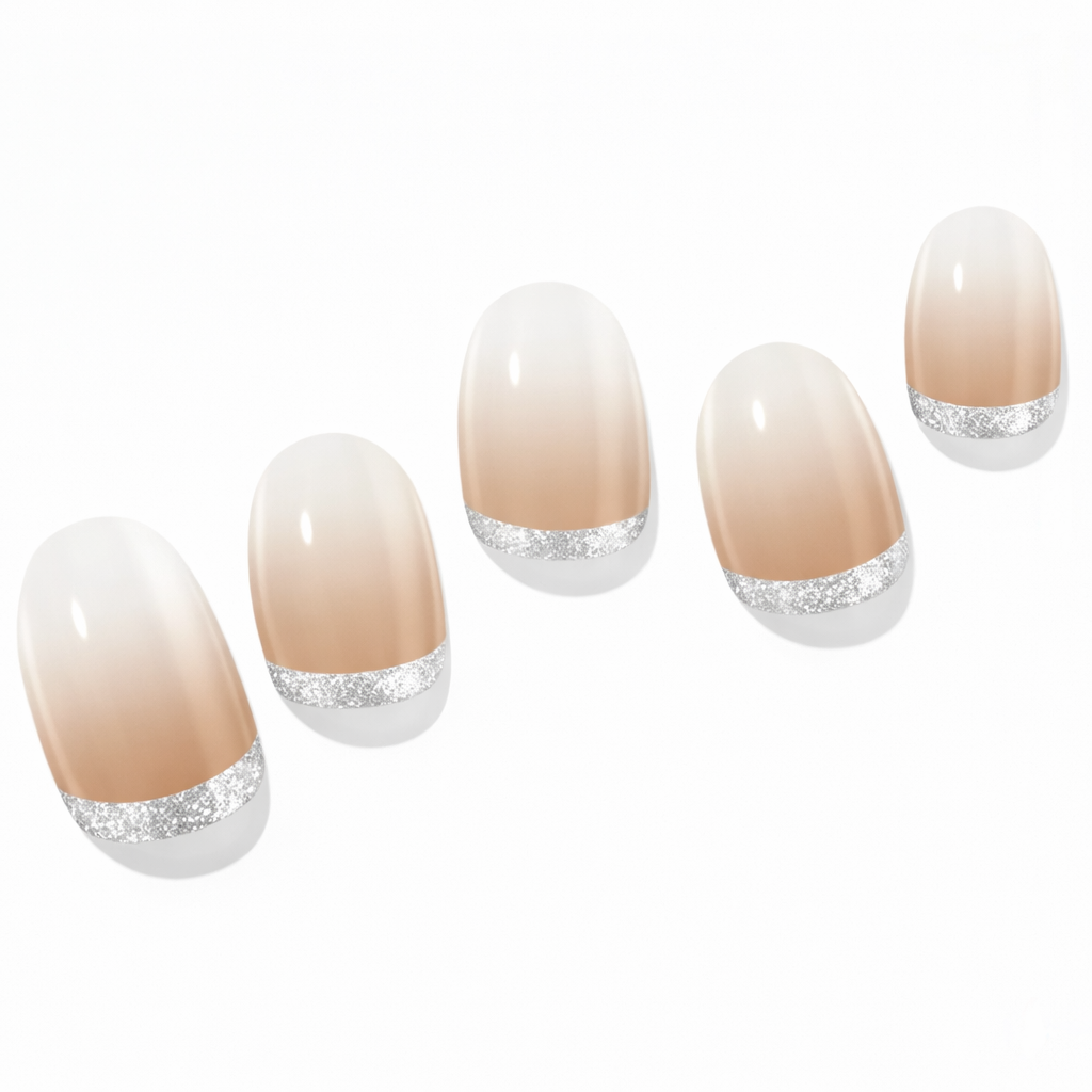 Cocoa Glimmer Semi-Cured Gel Nail Set
