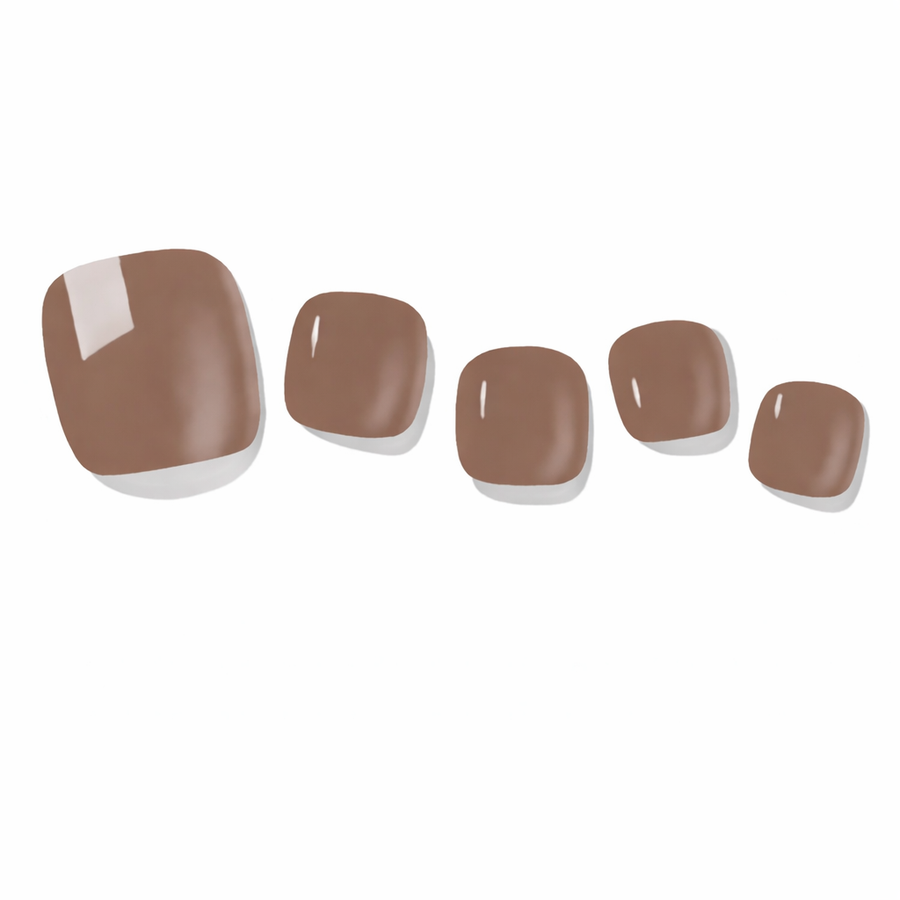 Coral Sand Pedicure Gel Nail Strips