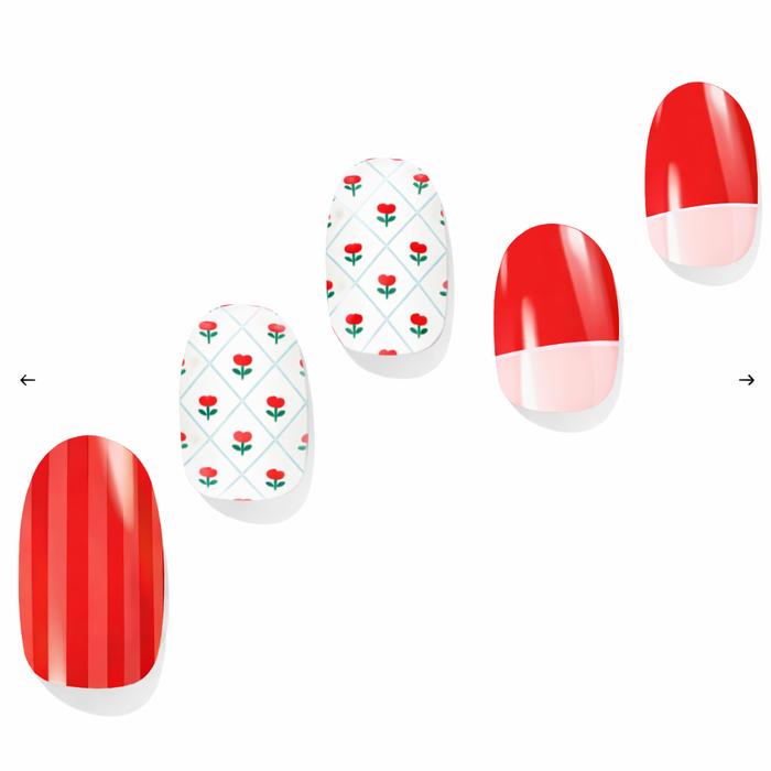 Red Rose Edit Semi-Cured Gel Nail Set