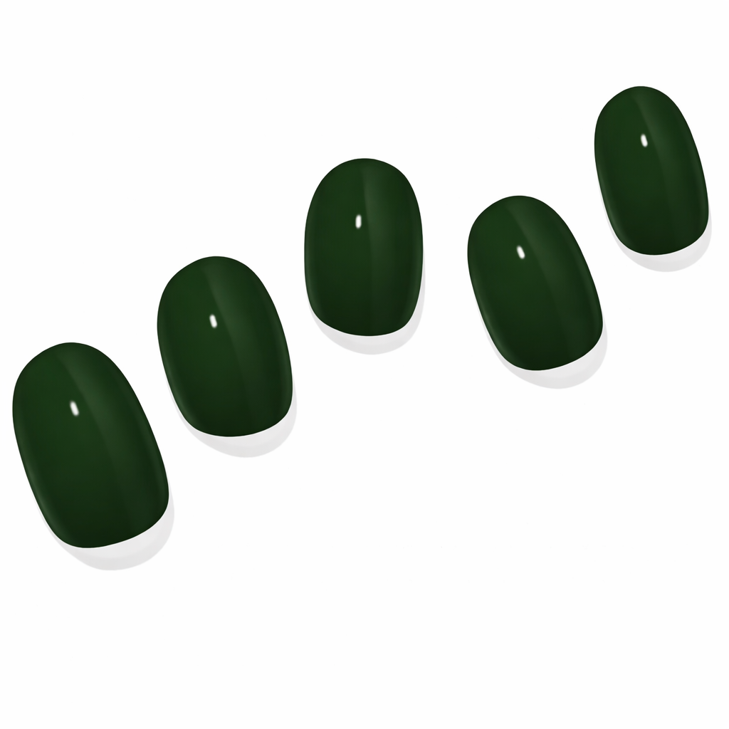 Midnight Moss Semi-Cured Gel Nail Set