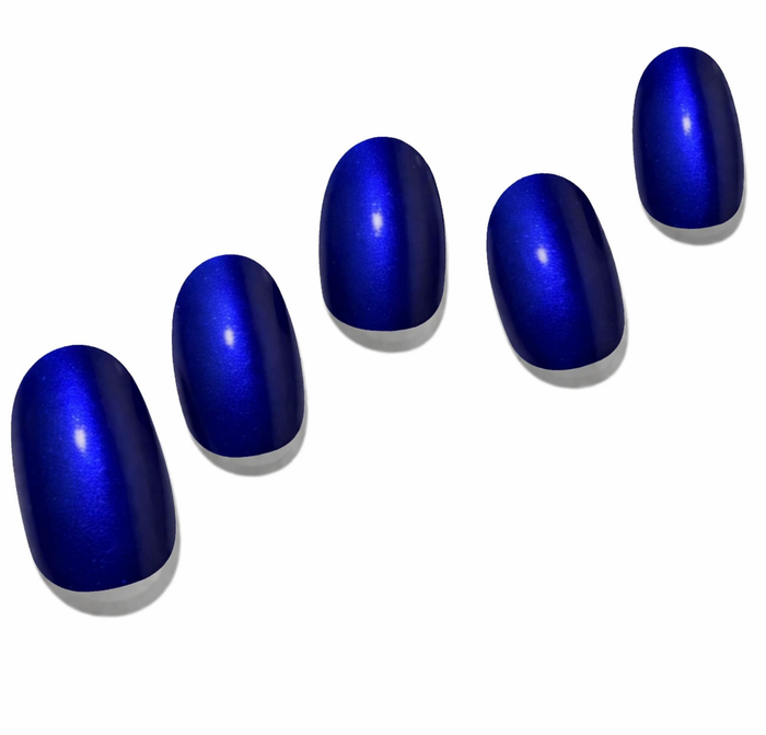 Aurora Sapphire Semi-Cured Gel Nail Set