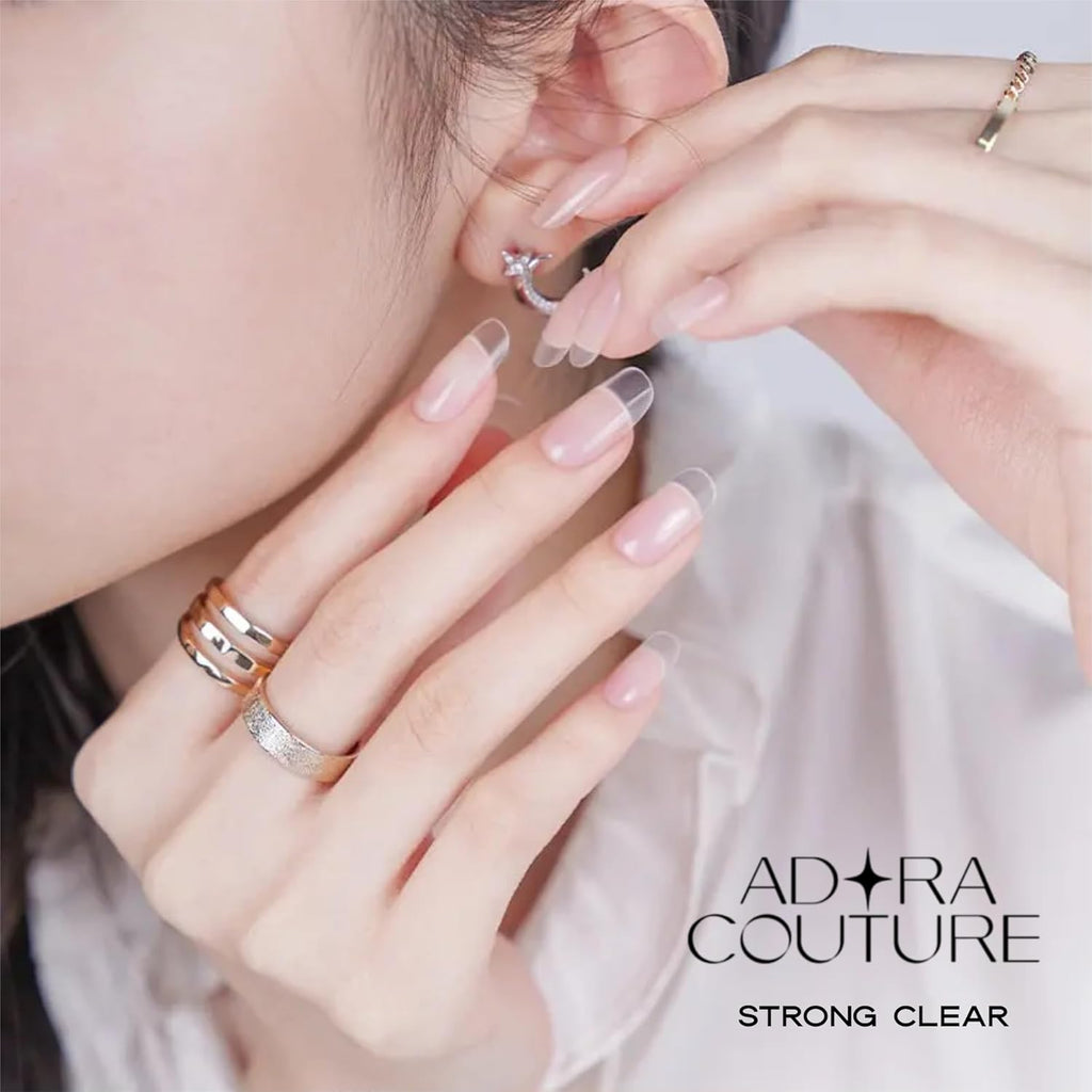 Strong Clear Semi-Cured Gel Nail Set