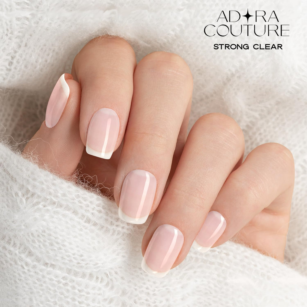 Strong Clear Semi-Cured Gel Nail Set