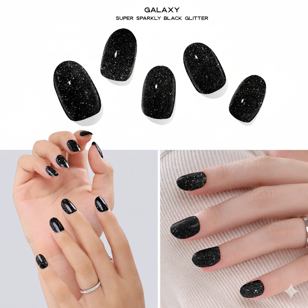 Galaxy Semi-Cured Gel Nail Set