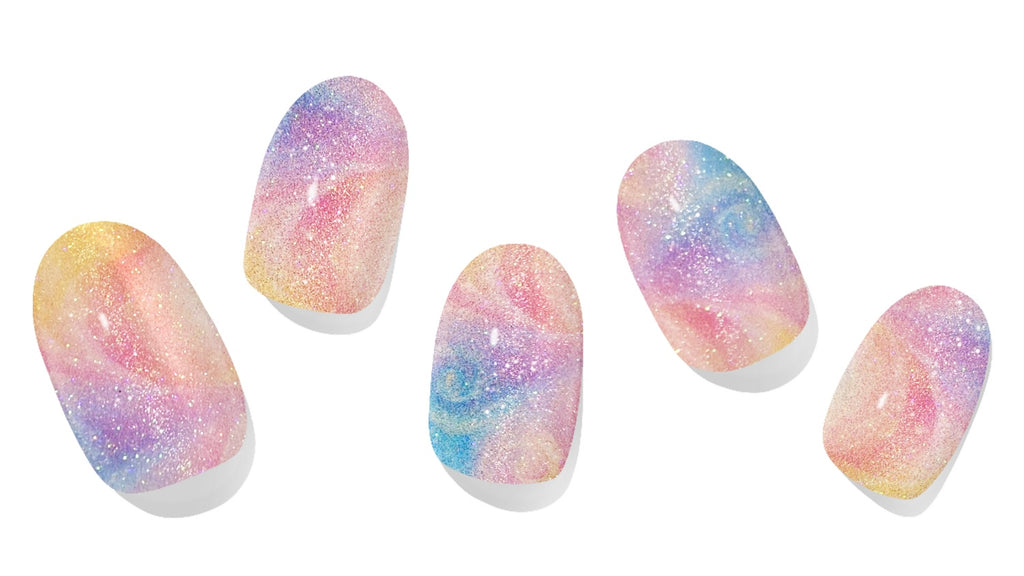 Holographic Pearl Semi-Cured Gel Nail Set