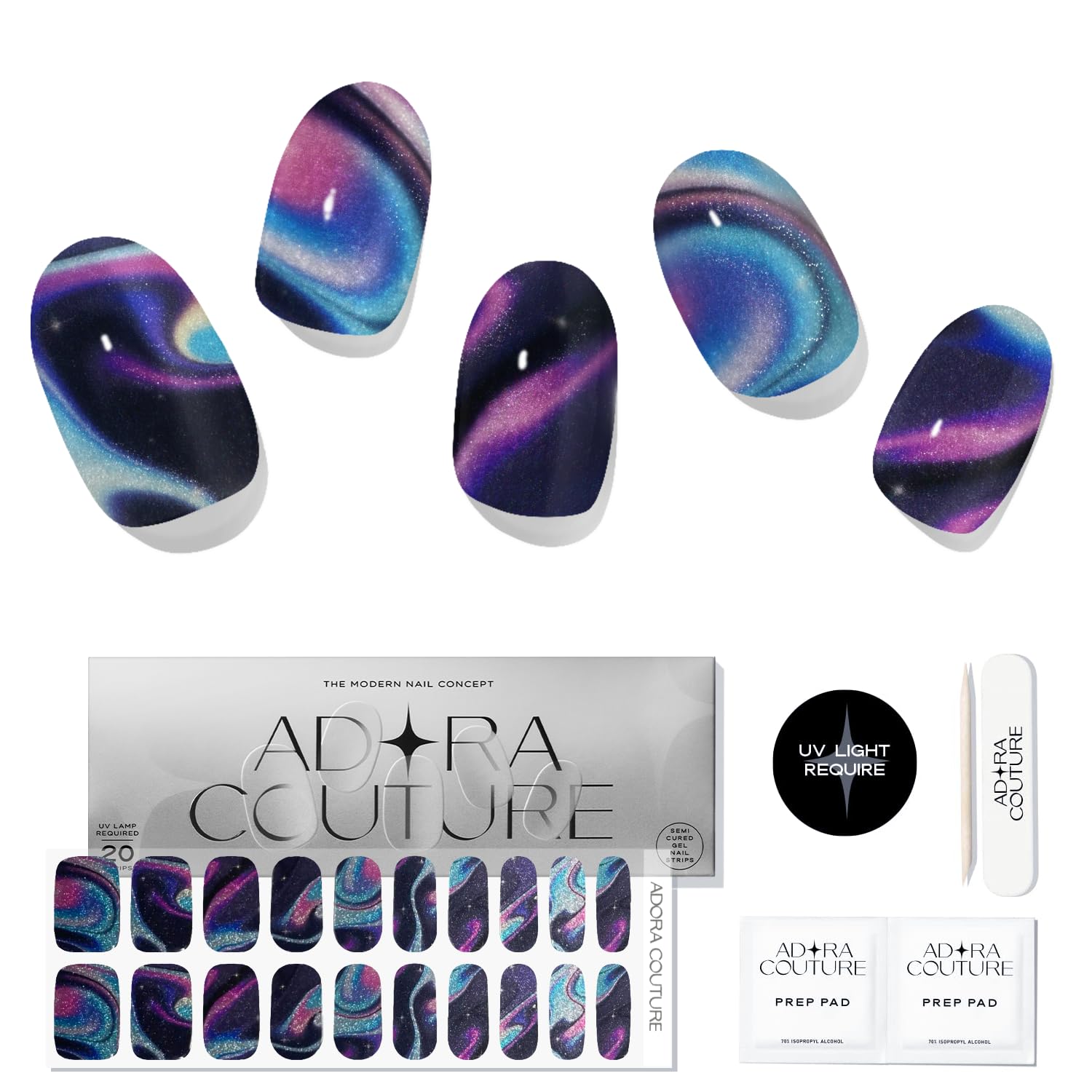 Lost in Space Semi-Cured Gel Nail Set