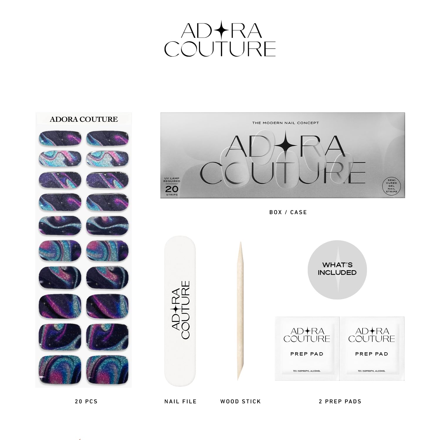 Lost in Space Semi-Cured Gel Nail Set