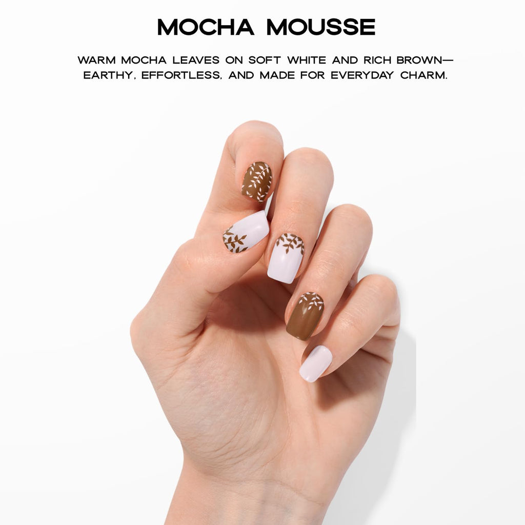 Mocha Mousse Semi-Cured Gel Nail Set