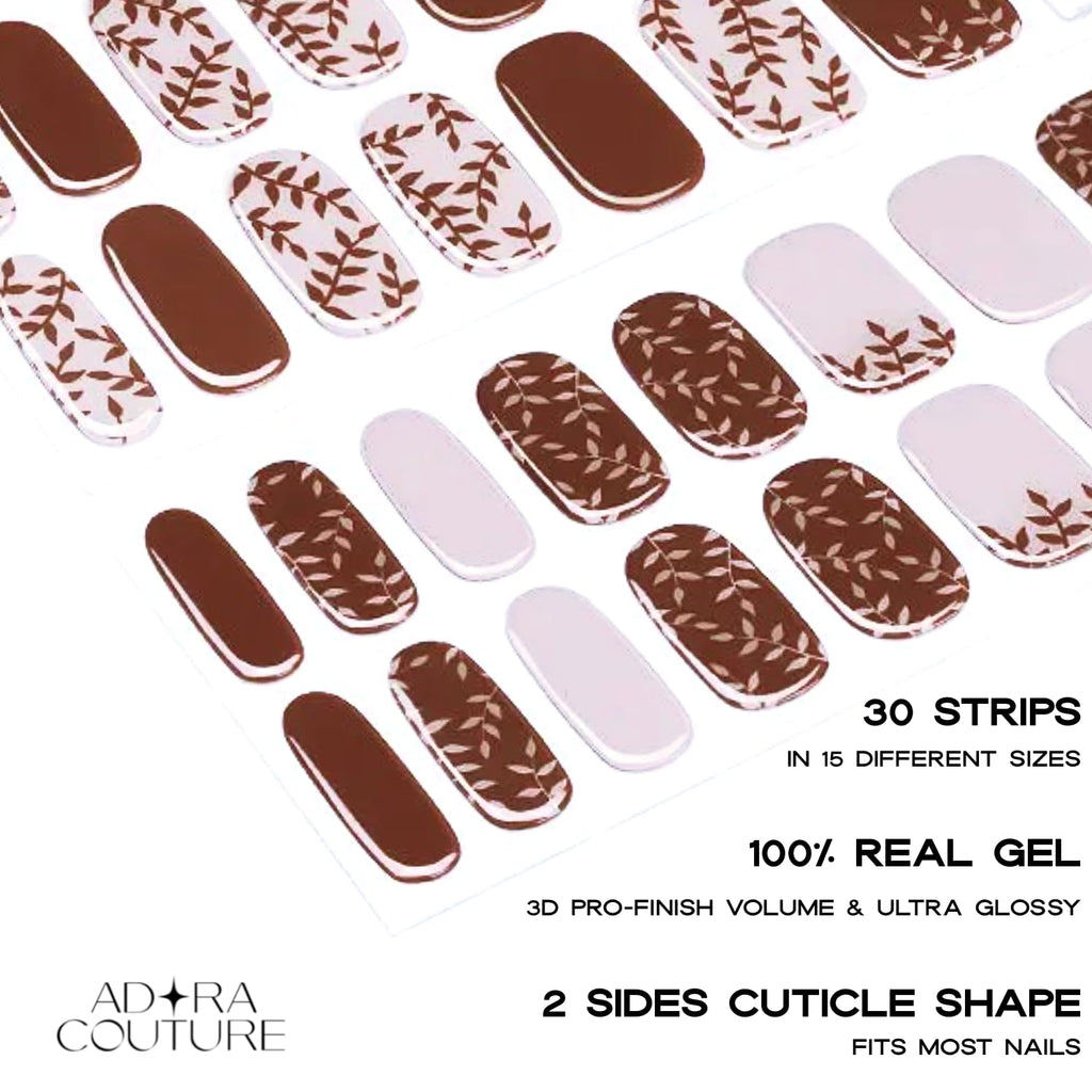Mocha Mousse Semi-Cured Gel Nail Set