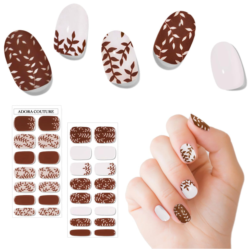 Mocha Mousse Semi-Cured Gel Nail Set