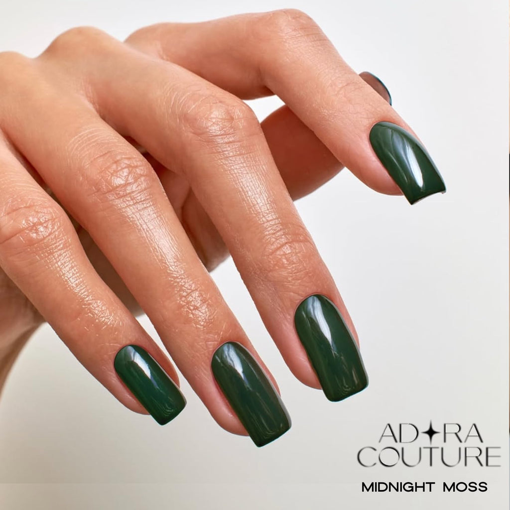 Midnight Moss Semi-Cured Gel Nail Set