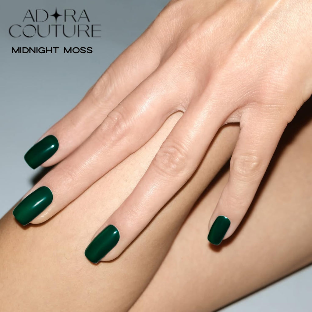 Midnight Moss Semi-Cured Gel Nail Set