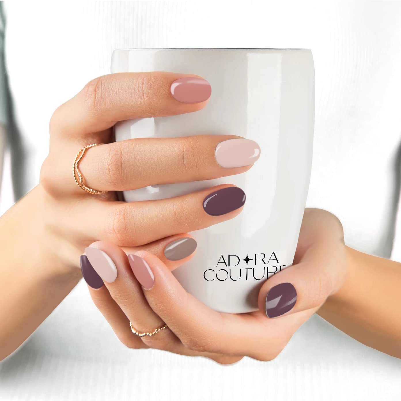 Mixed Earth Semi-Cured Gel Nail Set