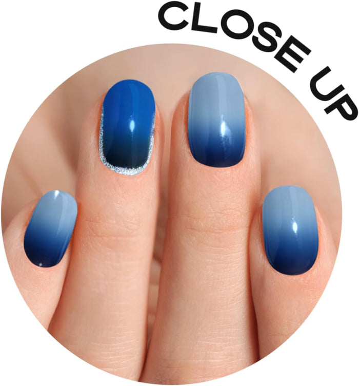 Navy Regal Semi-Cured Gel Nail Set