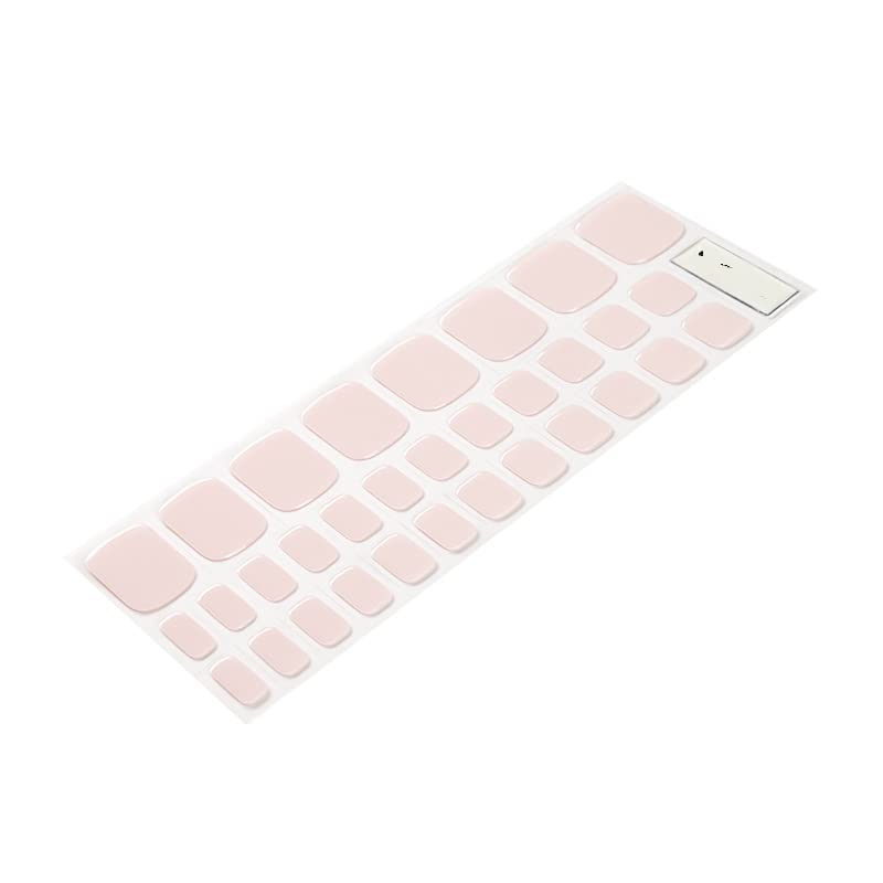 Pink Pedicure Gel Nail Strips