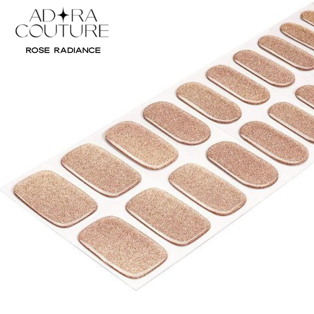 Rose Radiance Semi-Cured Gel Nail Set