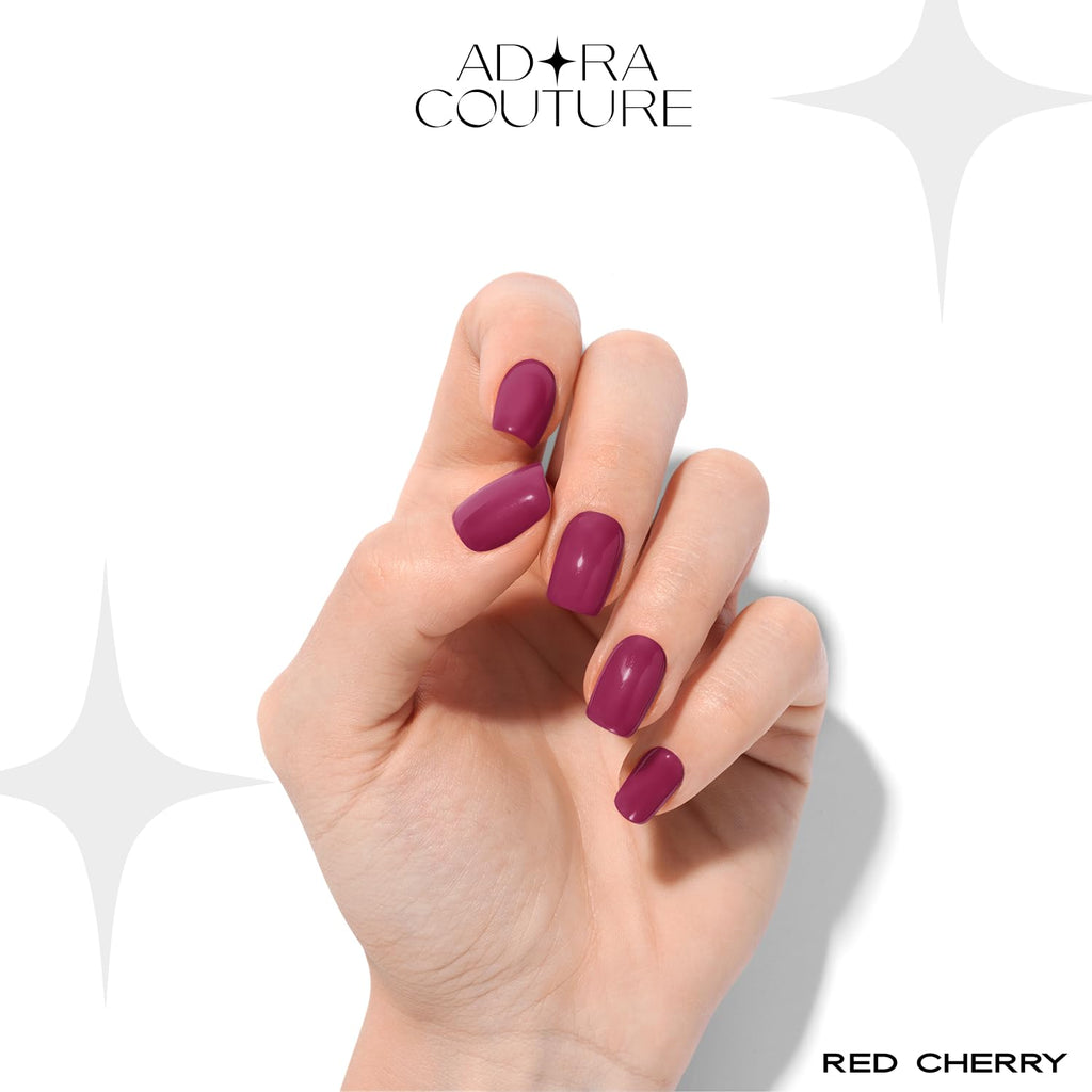 Red Cherry Semi-Cured Gel Nail Set