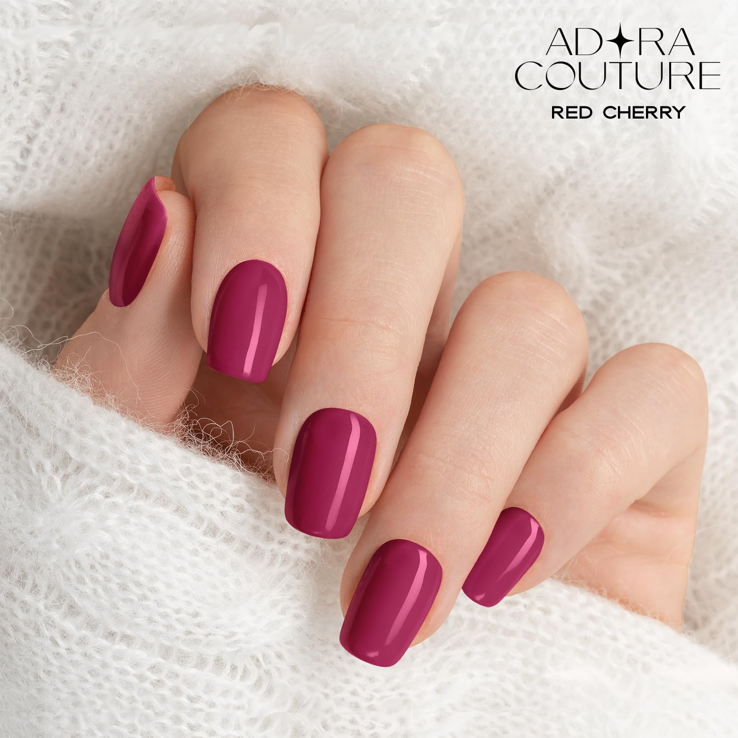 Red Cherry Semi-Cured Gel Nail Set