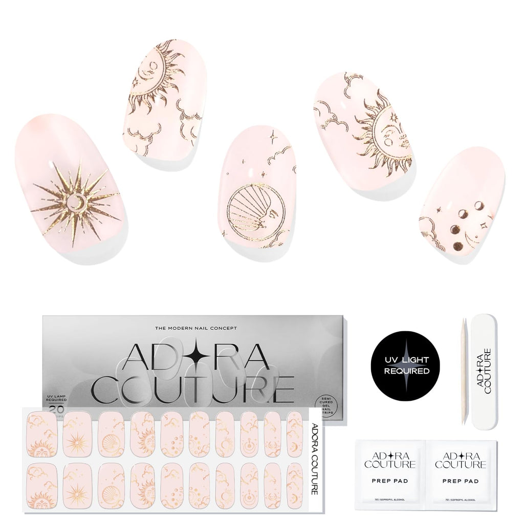 Solar Kiss Semi-Cured Gel Nail Set