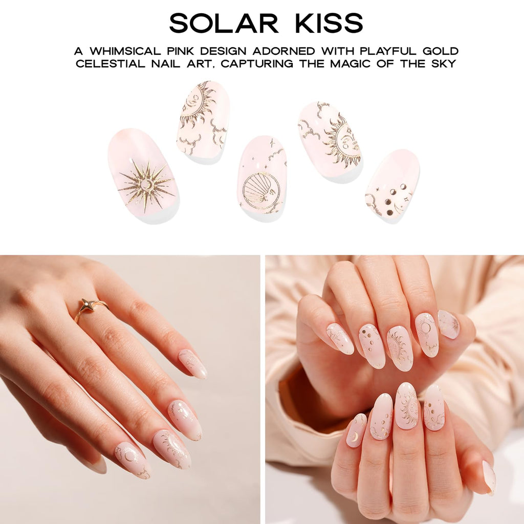 Solar Kiss Semi-Cured Gel Nail Set