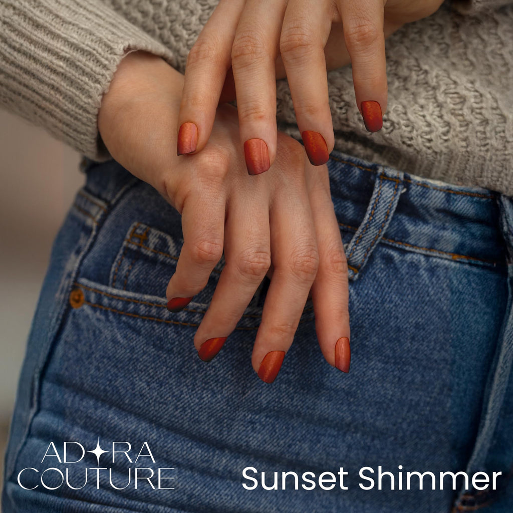 Sunset Shimmer Semi-Cured Gel Nail Set