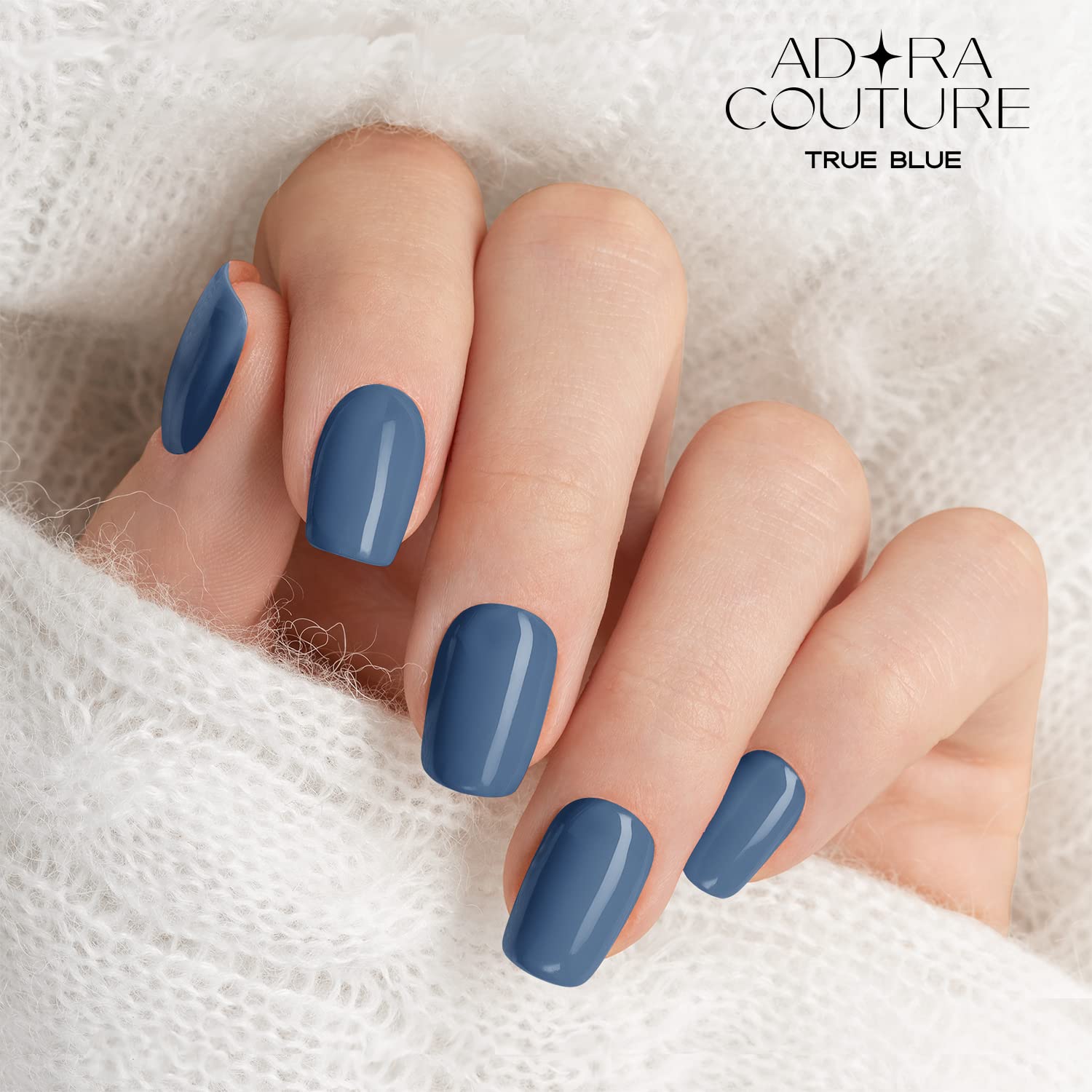True Blue Semi-Cured Gel Nail Set
